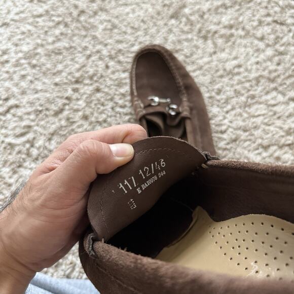 G.H. Bass Weejuns Horse Bit Loafers Men’s Size 12 Brown Leather Suede Slip Shoes - Picture 10 of 10